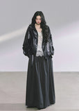 PU leather jacket, oversized moto jacket, black faux leather coat, Korean streetwear jacket, biker style jacket women, edgy autumn jacket, moto blouson top, trendy PU outerwear, hot girl street style, loose fit leather jacket, cool girl aesthetic jacket, Korean American fashion, fall leather jacket women, stylish biker coat, oversized motorcycle jacket
