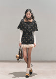 AOMALM dress, French wool dress, winter lace dress, feminine mini dress, Korean style dress, wool short dress women, winter mini skirt dress, elegant winter outfit, French romantic dress, lace hem dress, soft feminine fashion, Korean aesthetic clothing, winter date dress, slim fit wool dress, floral winter dress, cute winter mini dress, luxury feminine dress