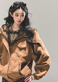 AOMALM jacket, Hepburn style coat, Korean winter jacket, plaid hood padding, feminine winter coat, padded jacket women, vintage plaid jacket, winter warm coat, hooded padded outerwear, Korean fashion 2025, soft padded jacket, cozy winter top, aesthetic winter outfit, dawn jacket, brown plaid coat, warm hooded jacket, Korean streetwear outerwear, stylish winter padding, warm feminine coat, A-line winter jacket