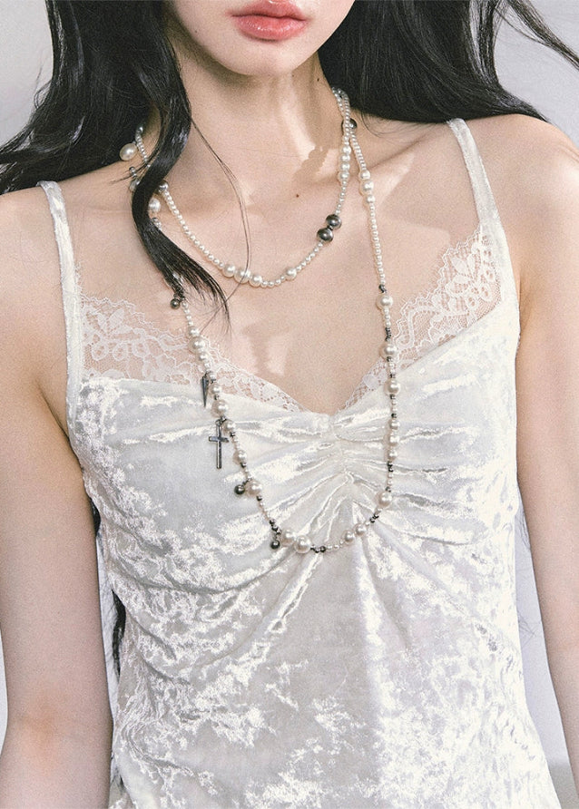 lace camisole, velvet lace top, sexy lace tank, Korean fashion camisole, French lace top, pure desire aesthetic top, Y2K lace cami, layered lace tank, Korean-American style top, elegant lace slip top, boutique lace camisole, sheer lace top, women's lace fashion, fall winter lace top, romantic lace camisole, hot girl lace top, aesthetic velvet cami, lace trim camisole, trendy Korean tops, feminine lace outfit