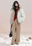 Fragile Heart wide leg pants, draped suit trousers, Korean chic trousers women, elegant flow pants, soft feminine wide pants, black draped trousers, beige wide-leg pants Korean, romantic casual pants, stylish long drape slacks, winter Korean fashion bottoms, gentle silhouette trousers, AW feminine wide-leg style