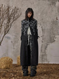 Dark high-end slim-fit Long coat