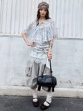 Romantic Sheer Cloak Tie Top