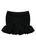 black flower bud skirt women, pleated sculpted skirt 2025, tulip hip skirt outfit, high end black mini skirt fall, fw2025 womens fashion skirt, elegant contour hip skirt, korean luxury skirt women, structured pleated tulip skirt, nowa tokyo high end street style