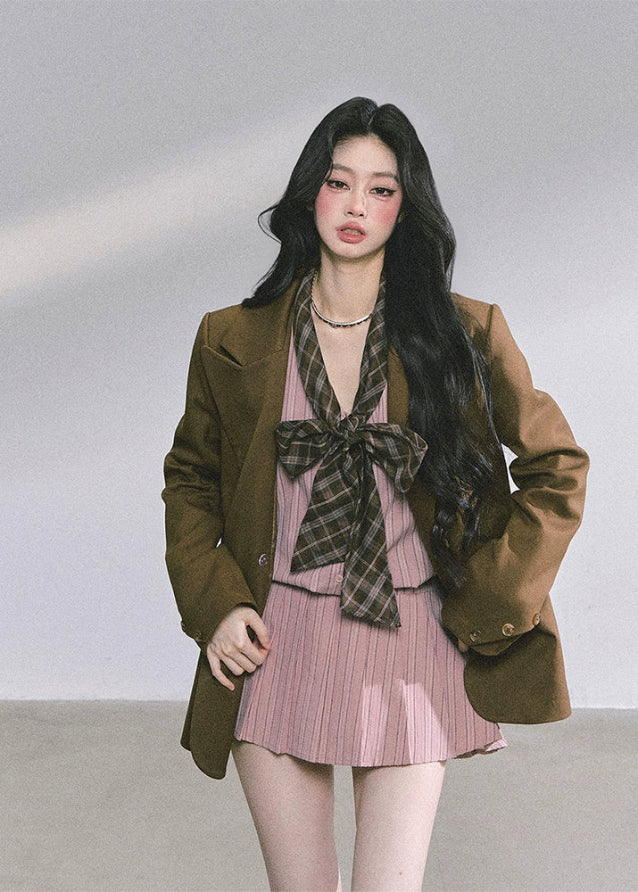 french stripe shirt dress, korean bow dress women, autumn long sleeve shirt dress, plaid bow korean dress, seoul fashion stripe dress, french slim fit dress women, hepburn stripe dress, korean office outfit women, fall korean fashion dress, soft academia dress outfit, preppy bow tie dress, korean street style shirt dress, elegant stripe mini dress, korean classy shirt dress, women’s fall fashion 2025