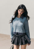 AOMALM knit top, Korean style sweater, faux layered knit, polo collar sweater, plaid collar top, women winter knitwear, soft feminine sweater, preppy Korean top, fall winter sweater women, slim knit top, casual Korean fashion, layered look sweater, aesthetic knit top, women long sleeve knit, Korean preppy style, everyday knitwear, soft wool touch sweater