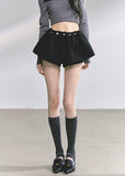 korean mini skirt, woolen puff skirt, black short skirt women, korean autumn outfit, hot girl umbrella skirt, trendy korean clothing 2025, seoul street fashion skirt, elegant french mini skirt, wool balloon skirt, nom alm skirt, korean style short skirt, puffy mini skirt outfit, modern korean fashion, kpop girl outfit, fashion streetwear women