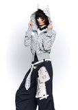 hooded jacket women, cropped hoodie women, polka dot hoodie, grunge outfit women, edgy outfit women, street style hoodie, punk style clothing, y2k edgy outfit, alternative fashion women, zip hoodie women, cropped jacket women, urban streetwear women, statement hoodie women, casual street outfit, rebellious fashion outfit, underground fashion women, dark aesthetic outfit, edgy streetwear women, lightweight jacket women, modern grunge fashion