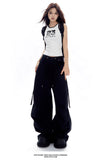 Urban style wide-leg overall
