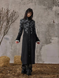 Dark high-end slim-fit Long coat