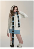 Wool Knit Cardigan & Vest Set