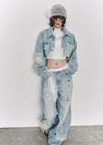 wide leg jeans women, distressed jeans women, ripped denim jeans, grunge outfit women, edgy outfit women, street style jeans, punk style clothing, y2k edgy outfit, alternative fashion women, oversized denim pants, raw edge jeans, baggy jeans women, urban streetwear women, dark aesthetic outfit, vintage washed jeans, statement denim pants, loose fit jeans women, rebellious fashion outfit, underground fashion women, distressed wide jeans