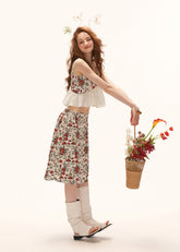 floral camisole top women, ruffle camisole top, summer top women, embroidered top women, korean fashion top, casual summer outfit, aesthetic outfit women, loose fit camisole, lightweight summer top, vacation outfit women, feminine summer top, breathable summer clothing, cute summer top, trendy camisole women, everyday summer outfit, flowy camisole top, romantic summer outfit, boho summer top, chic casual outfit, statement summer top