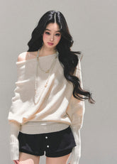 soft feminine knit sweater, korean style sweater women, wool blend knit top, winter korean fashion, soft girl aesthetic sweater, cozy winter knitwear, french korean sweater, layered knit pullover, minimalist winter top, gentle style women sweater, elegant casual knit, autumn winter knit top, soft wool sweater women, daily wear korean sweater, aesthetic knitwear women, feminine winter clothing