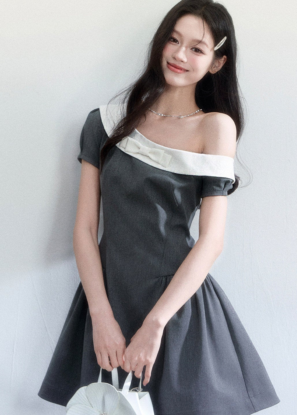 spring outfits 2026, spring brunch outfit, one shoulder dress women, princess dress outfit, korean feminine dress, coquette outfit, soft girl outfit, romantic dress women, aesthetic fashion dress, feminine korean fashion, cute spring outfit, elegant casual dress, dreamy outfit women, date outfit dress, korean style dress, sweet feminine dress, stylish spring outfit, soft aesthetic clothing, outfit ideas spring, delicate dress women