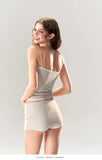 Pearl Cross Lace Cami & Shorts Set