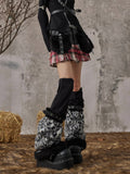Y2K Furry leg socks
