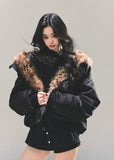 plush winter coat, loose faux fur coat, womens fluffy jacket, cozy winter outerwear, soft sherpa coat, warm plush coat women, fw25 fluffy jacket, korean winter fashion, teddy coat women, street cozy outer