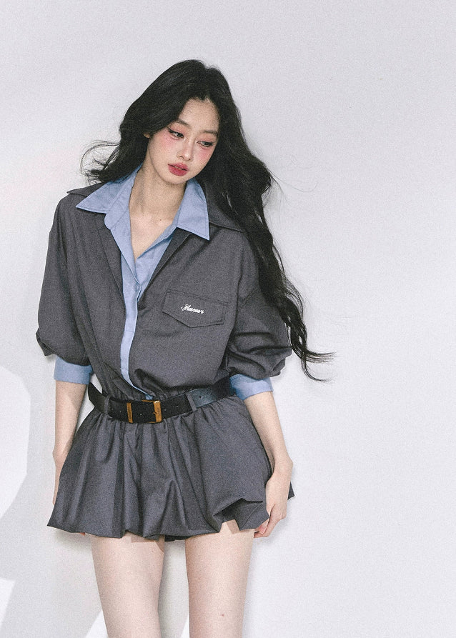 korean plaid dress, two piece set women, korean preppy outfit, hepburn style dress, autumn mini skirt set, belted plaid outfit women, seoul fashion 2025, korean chic preppy look, vintage school girl outfit, trendy korean clothing, blue check dress, elegant french plaid outfit, waist slimming short dress, korean matching set women, nom alm fashion