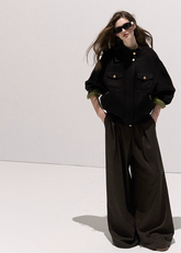 Cashmere Blend Silhouette Jacket