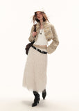 floral short jacket women, y2k cropped jacket, western style jacket women, small turtleneck jacket, loose fit fashion jacket, autumn winter street jacket, high fashion women outerwear, trendy short jacket, textured floral jacket, mamc jacket style, statement street jacket, modern western jacket, unique women top, y2k fashion outerwear, chic cropped jacket