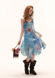 blue maxi dress women, floral maxi dress, summer 2026 outfits, beach vacation dress, korean fashion dress, layered chiffon dress, seaside outfit women, aesthetic summer dress, flowy maxi dress, vacation dress women, elegant summer dress, lightweight summer dress, feminine maxi dress, dreamy outfit women, statement summer dress, chic vacation outfit, ocean inspired dress, long summer dress, romantic summer outfit, resort wear dress