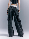 Double waist sweatpants