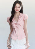 spring outfits for women, casual spring outfits women, slim fit blouse women, korean feminine top, coquette outfit, soft girl outfit, hollow detail top, aesthetic fashion top, feminine korean fashion, cute spring outfit, romantic casual outfit, date outfit women, lightweight summer top, stylish blouse women, soft aesthetic clothing, everyday outfit women, delicate feminine top, korean style blouse, trendy spring top, outfit ideas spring