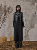 Dark high-end slim-fit Long coat