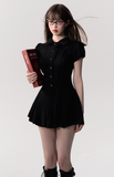 College Style A-Line Shirt Dress