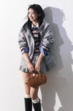 Miu-Inspired Baseball Jacket Skirt Set
