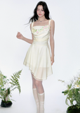 Goose Yellow Holiday Swing Dress