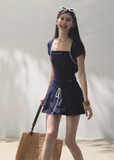 Knitted Two-Piece Casual Skirt Set