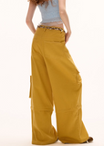 Detachable two way loose casual pants