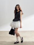 Satin Lace Ballet Skirt & Tank Set