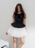 Satin Lace Ballet Skirt & Tank Set