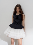 Satin Lace Ballet Skirt & Tank Set