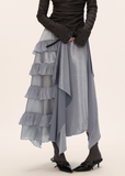 Irregular Sheer Skirt