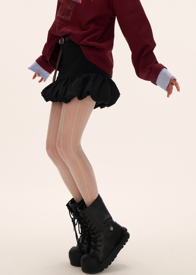 black flower bud skirt women, pleated sculpted skirt 2025, tulip hip skirt outfit, high end black mini skirt fall, fw2025 womens fashion skirt, elegant contour hip skirt, korean luxury skirt women, structured pleated tulip skirt, nowa tokyo high end street style
