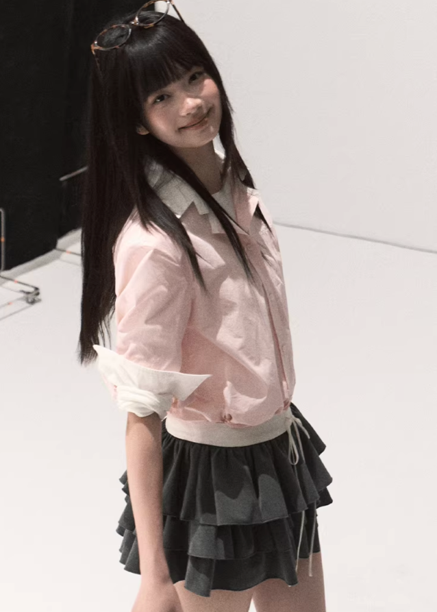 OAKMOO plaid wool skirt, layered mini skirt, autumn winter A-line skirt, puff skirt women, Korean style woolen skirt, preppy plaid short skirt, vintage academia outfit, high waist cake skirt, soft wool plaid fashion, OAKMOO AW collection