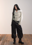 VIAPITTI corduroy pants, wide leg trousers, vintage pleated pants, luxury streetwear women, edgy Korean fashion, autumn winter outfit, loose straight pants, retro casual trousers, K-fashion 2025, urban street style, industrial chic outfit, minimalist streetwear, corduroy wide pants, modern Korean fashion
