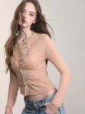 Double-Panel Fitted Knit Top