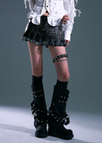 edgy leather mini skirt, punk low waist skirt, grunge strap skirt women, leather stitched pleated skirt, frustration garden skirt, gothic plaid mini skirt, metal hardware mini skirt, punk a-line short skirt, street goth fashion skirt, low rise grunge skirt, punk vintage leather skirt
