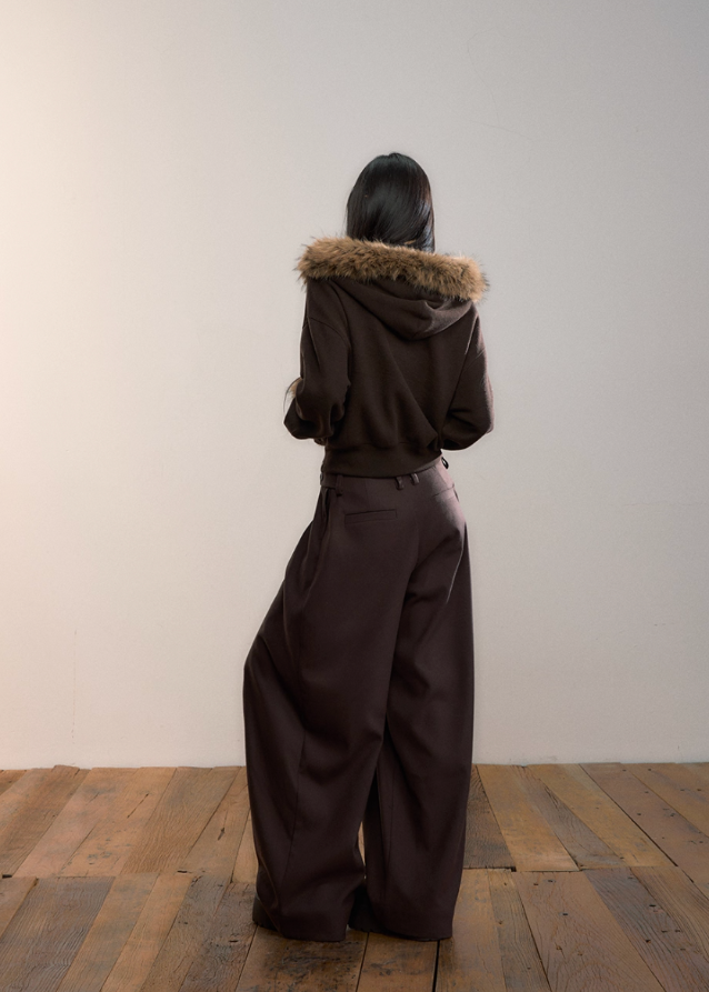 VIA PITTI fleece jacket, Y2K fur hood hoodie, faux fur fleece jacket, winter plush zip jacket, women’s fur ball hoodie, thickened fleece coat, Korean street fleece jacket, cozy winter hoodie, VIA PITTI outerwear, soft girl winter jacket, warm fluffy hood jacket