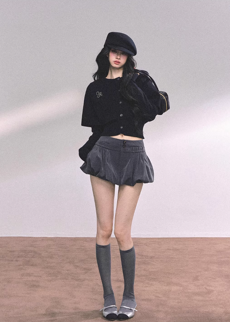 AOMALM knit sweater, cropped winter sweater women, cloak style knit top, Korean feminine sweater, needle twist sweater, winter cropped knit top, women cape sweater, soft winter knitwear, Korean aesthetic clothing, layered winter top, feminine cropped sweater, cozy knit top women, stylish winter sweater, minimalist knitwear, winter fashion women, Korean style winter top