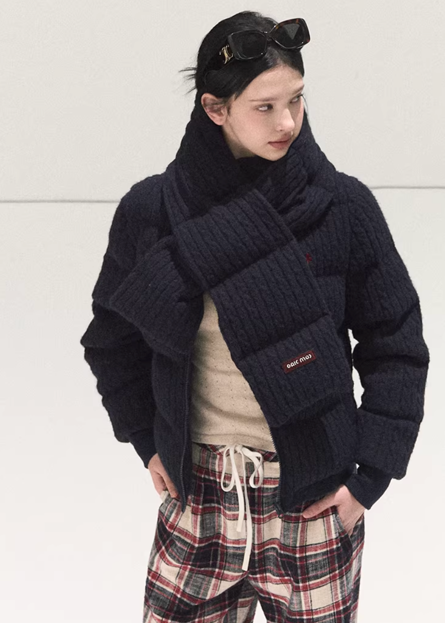 OAKMOO plaid pants, Korean wide-leg pants women, cotton plaid pants winter, lazy style pants women, brushed cotton trousers, Korean casual winter pants, women’s wide-leg plaid pants, elastic waist winter pants, cozy lounge pants women, OAKMOO winter bottoms, Korean fashion casual trousers, relaxed fit plaid pants
