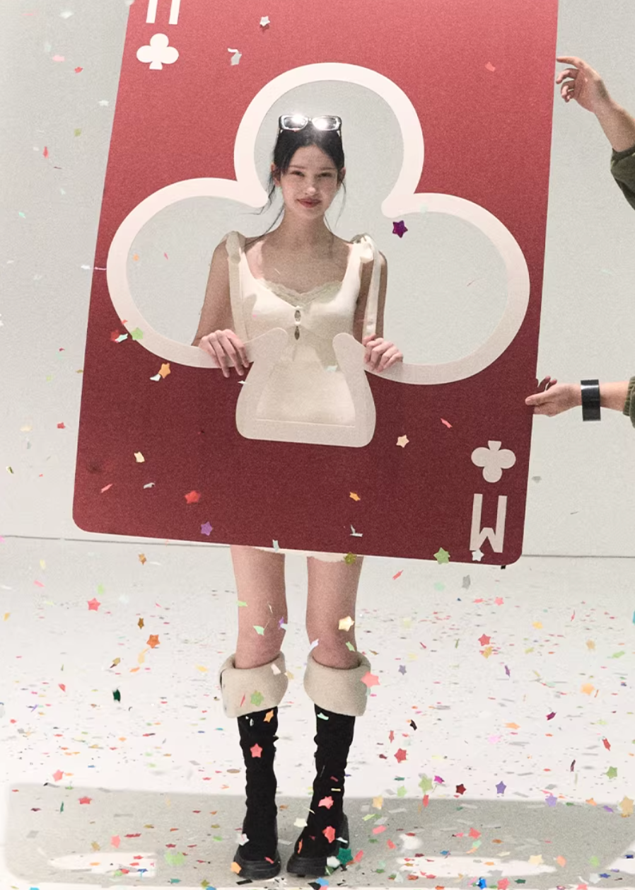 OAKMOO knit dress, winter knit mini dress, fake two piece dress women, Christmas knit dress, New Year outfit women, lace knit dress winter, Korean feminine dress, holiday mini dress, OAKMOO winter dress, slim fit knit dress, soft winter dress women, elegant holiday dress