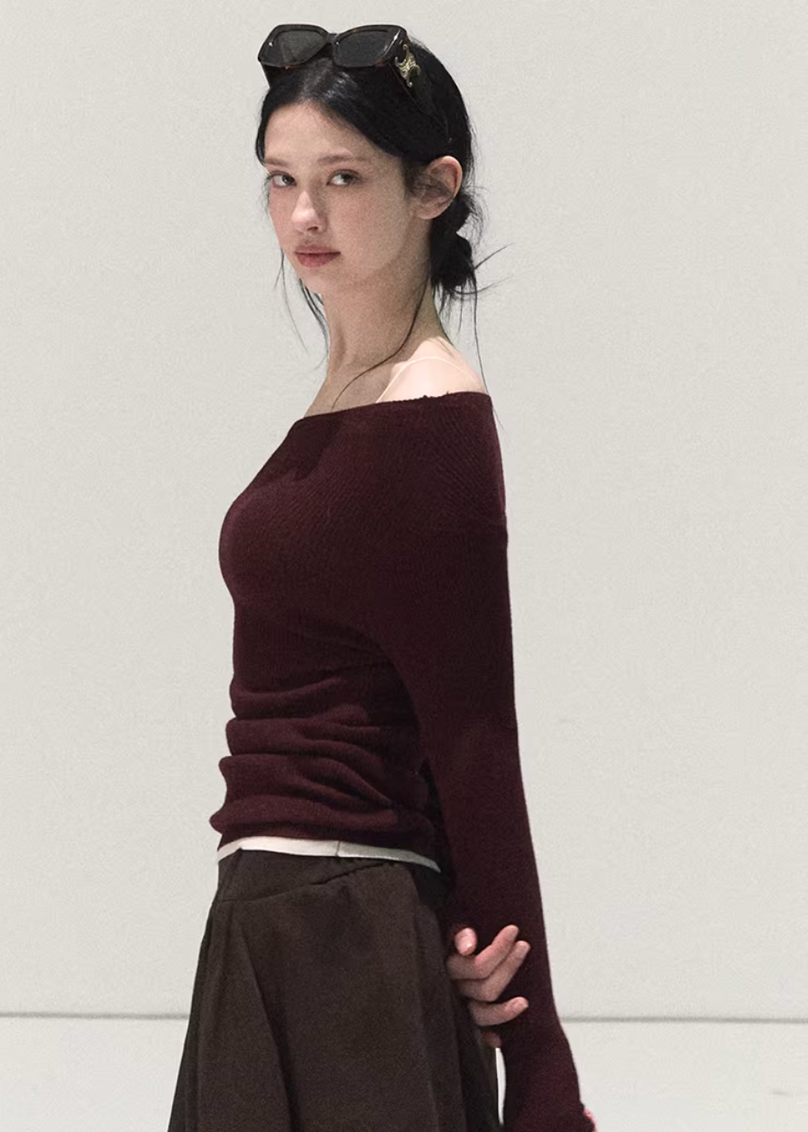 OAKMOO long skirt, A-line pleated skirt women, autumn winter skirt, silk drape skirt, high waist long skirt, Korean elegant skirt, slimming A-line skirt, versatile pleated skirt, minimalist long skirt, OAKMOO women skirt, winter fashion skirt, flowy long skirt