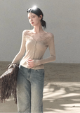 OAKMOO cardigan, lace knit cardigan women, V-neck slim knit top, Korean waist-fit cardigan, feminine lace top winter, elegant knit cardigan women, OAKMOO knitwear, pinch waist knit top, soft Korean style cardigan, slim fit lace cardigan, autumn winter knit top
