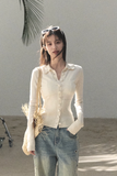 Drifted Crochet Collar Knit